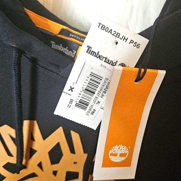 Timberland Men's Tree Logo Fleece Lined Hoodie - Picture 4 of 6